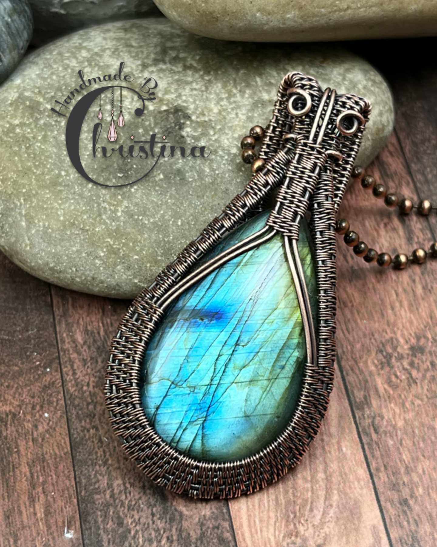 Labradorite pendant necklace discount