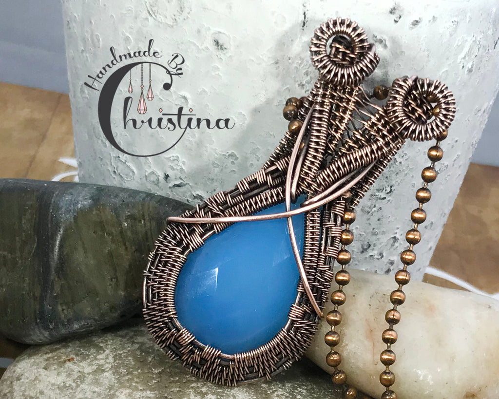 Blue Chalcedony Octagon Shape Gemstone 925 Silver Pendant SP02-1107 –  Online Gemstone & Jewelry Store By Gehna Jaipur